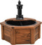 vidaXL - Waterfontein - met - pomp - 57x57x53 - cm - massief - vurenhout