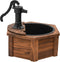 vidaXL - Waterfontein - met - pomp - 57x57x53 - cm - massief - vurenhout