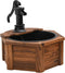 vidaXL - Waterfontein - met - pomp - 57x57x53 - cm - massief - vurenhout