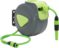 vidaXL - Waterslanghaspel - automatisch - intrekbaar - wandmontage - 10+1 - m