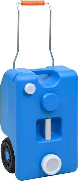 vidaXL - Watertank - op - wielen - 25 - L - blauw