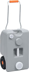 vidaXL - Watertank - op - wielen - 25 - L - grijs