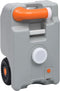 vidaXL - Watertank - op - wielen - 25 - L - grijs