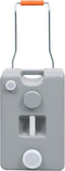 vidaXL - Watertank - op - wielen - 25 - L - grijs