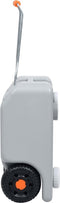 vidaXL - Watertank - op - wielen - 25 - L - grijs