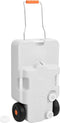 vidaXL - Watertank - op - wielen - 30 - L - grijs