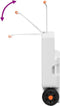 vidaXL - Watertank - op - wielen - 30 - L - grijs