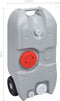 vidaXL - Watertank - op - wielen - 40 - L - grijs