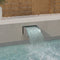 vidaXL - Waterval - met - LED's - 30x34x14 - cm - roestvrij - staal - 304