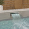 vidaXL - Waterval - met - LED's - 45x34x14 - cm - roestvrij - staal - 304