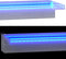 vidaXL - Watervaloverlaat - met - RGB - LED's - 45 - cm - roestvrij - staal