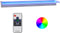 vidaXL - Watervaloverlaat - met - RGB - LED's - 90 - cm - roestvrij - staal