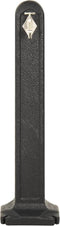 vidaXL - Waterzuil - met - kraan - steen-look - antracietkleurig