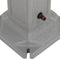 vidaXL - Waterzuil - met - kraan - steen-look - lichtgrijs