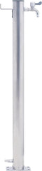vidaXL - Waterzuil - rond - 60 - cm - roestvrij - staal