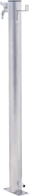 vidaXL - Waterzuil - rond - 60 - cm - roestvrij - staal