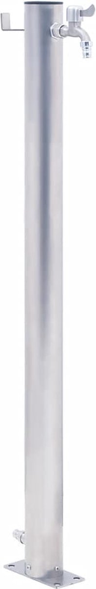 vidaXL - Waterzuil - rond - 80 - cm - roestvrij - staal