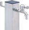 vidaXL - Waterzuil - vierkant - 40 - cm - roestvrij - staal