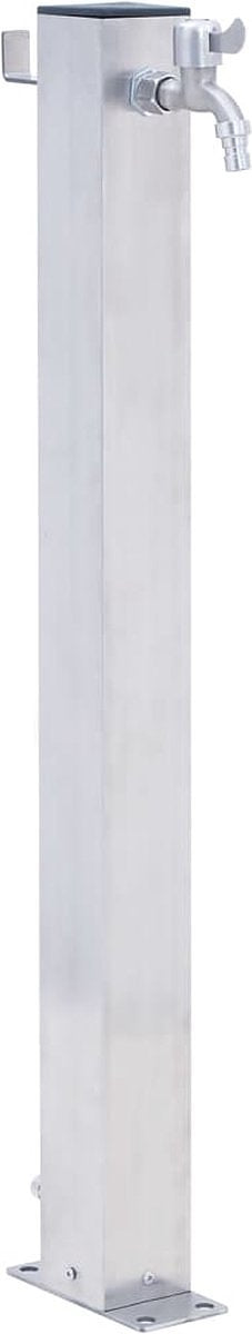 vidaXL - Waterzuil - vierkant - 60 - cm - roestvrij - staal