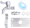 vidaXL - Waterzuil - vierkant - 60 - cm - roestvrij - staal