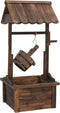 vidaXL - Wensfontein - met - pomp - 57x50x112 - cm - massief - vurenhout