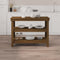 vidaXL - Werkbank - 110,5x50x80 - cm - massief - grenenhout - honingbruin