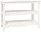 vidaXL - Werkbank - 110,5x50x80 - cm - massief - grenenhout - wit