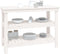 vidaXL - Werkbank - 110,5x50x80 - cm - massief - grenenhout - wit