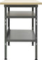 vidaXL - Werkbank - 120x60x85 - cm - staal - grijs