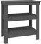 vidaXL - Werkbank - 78,5x50x80 - cm - massief - grenenhout - grijs