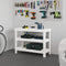 vidaXL - Werkbank - 78,5x50x80 - cm - massief - grenenhout - honingbruin