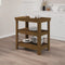 vidaXL - Werkbank - 78,5x50x80 - cm - massief - grenenhout - honingbruin