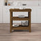 vidaXL - Werkbank - 78,5x50x80 - cm - massief - grenenhout - honingbruin