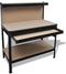 vidaXL - Werkbank - met - ophangbord - en - lade