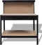 vidaXL - Werkbank - met - ophangbord - en - lade