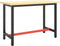 vidaXL - Werkbankframe - 110x50x79 - cm - metaal - matzwart - en - matrood