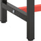 vidaXL - Werkbankframe - 110x50x79 - cm - metaal - matzwart - en - matrood