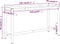 vidaXL - Werkbankframe - 140x50x79 - cm - metaal - matzwart - en - matrood