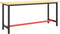 vidaXL - Werkbankframe - 170x50x79 - cm - metaal - matzwart - en - matrood