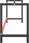 vidaXL - Werkbankframe - 180x57x79 - cm - metaal - matzwart - en - matrood