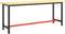 vidaXL - Werkbankframe - 190x50x79 - cm - metaal - matzwart - en - matrood