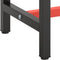 vidaXL - Werkbankframe - 210x50x79 - cm - metaal - matzwart - en - matrood
