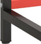 vidaXL - Werkbankframe - 220x57x79 - cm - metaal - matzwart - en - matrood