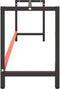 vidaXL - Werkbankframe - 220x57x79 - cm - metaal - matzwart - en - matrood