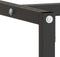 vidaXL - Werkbankframe - 220x57x79 - cm - metaal - matzwart - en - matrood