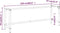 vidaXL - Werkbankframe - 220x57x79 - cm - metaal - matzwart - en - matrood