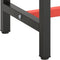 vidaXL - Werkbankframe - 70x50x79 - cm - metaal - matzwart - en - matrood