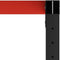 vidaXL - Werkbankframe - 80x57x79 - cm - metaal - zwart - en - rood