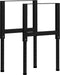 vidaXL - Werkbankframes - verstelbaar - 2 - st - 55x(69-95,5) - cm - metaal - zwart