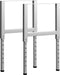 vidaXL - Werkbankframes - verstelbaar - 2 - st - 55x(69-95,5) - cm - metaal - grijs